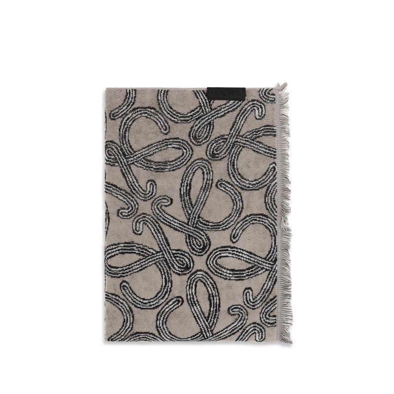 Loewe Women Jacquard Cotton Terry Towel